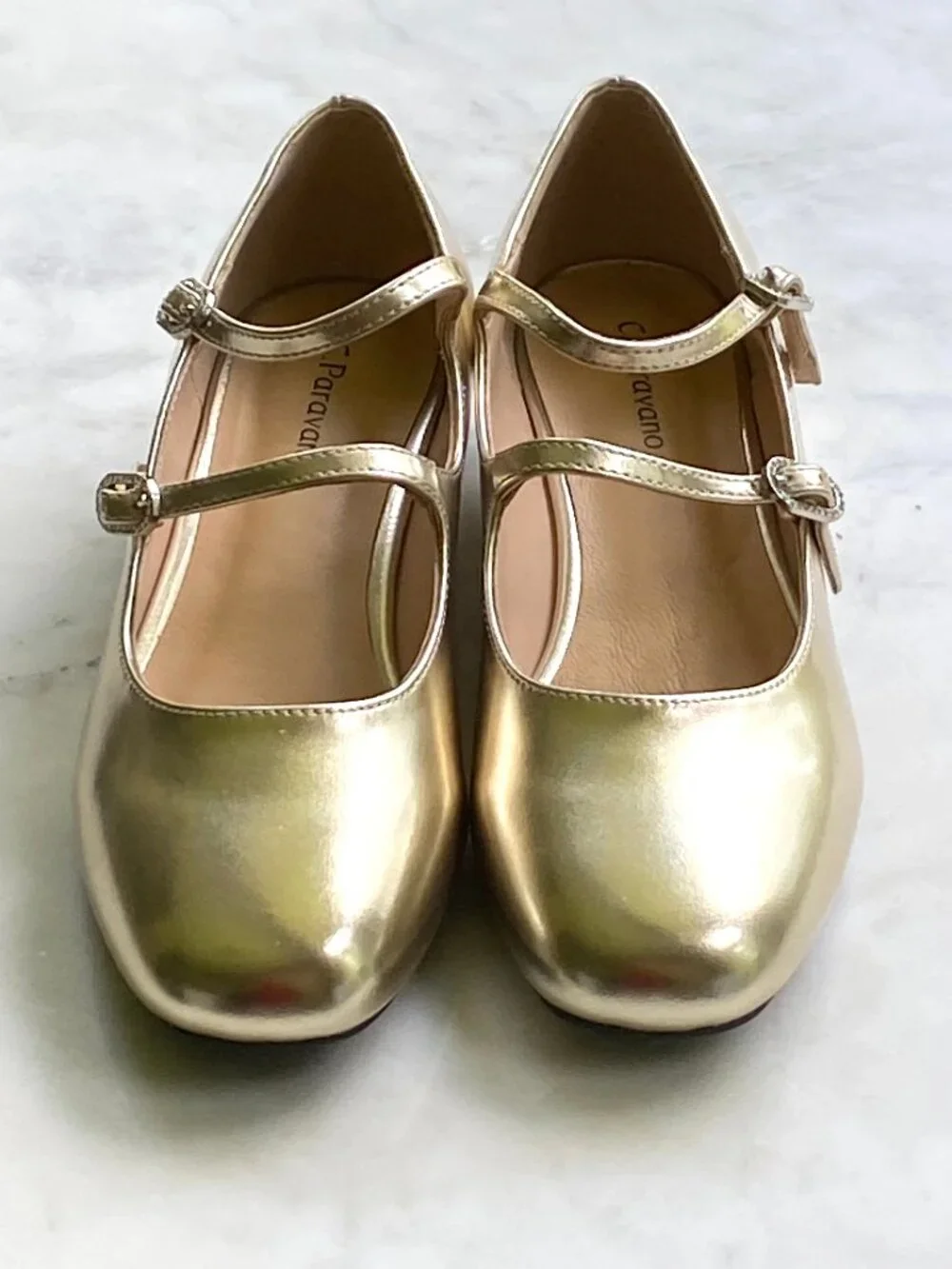 C.Paravano Womens Mary Jane Shoes | Square Toe Low Heels | Block Heels | EU 37.5